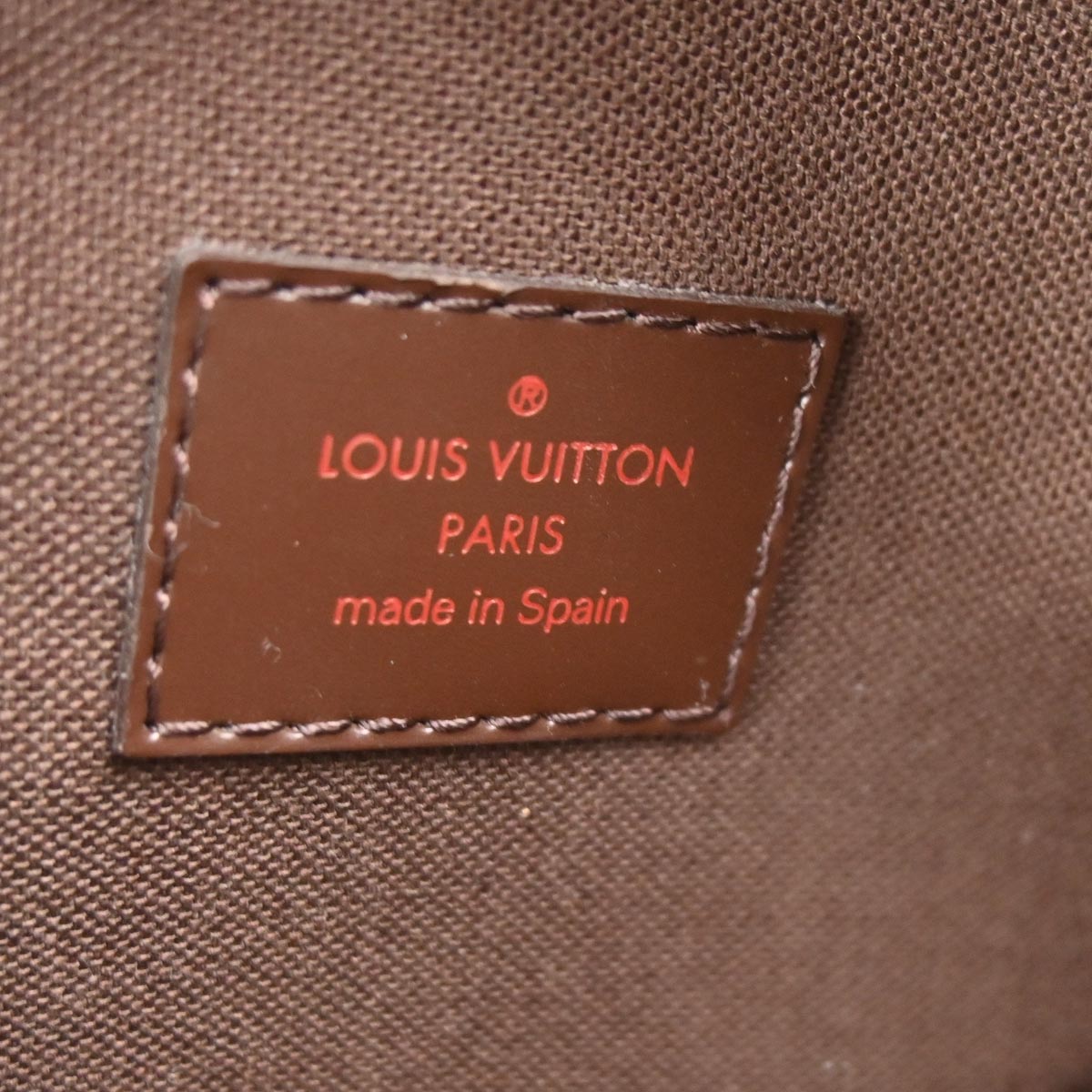 Louis Vuitton 2006 Damier Pochette Gange Body Bum Bag N48048