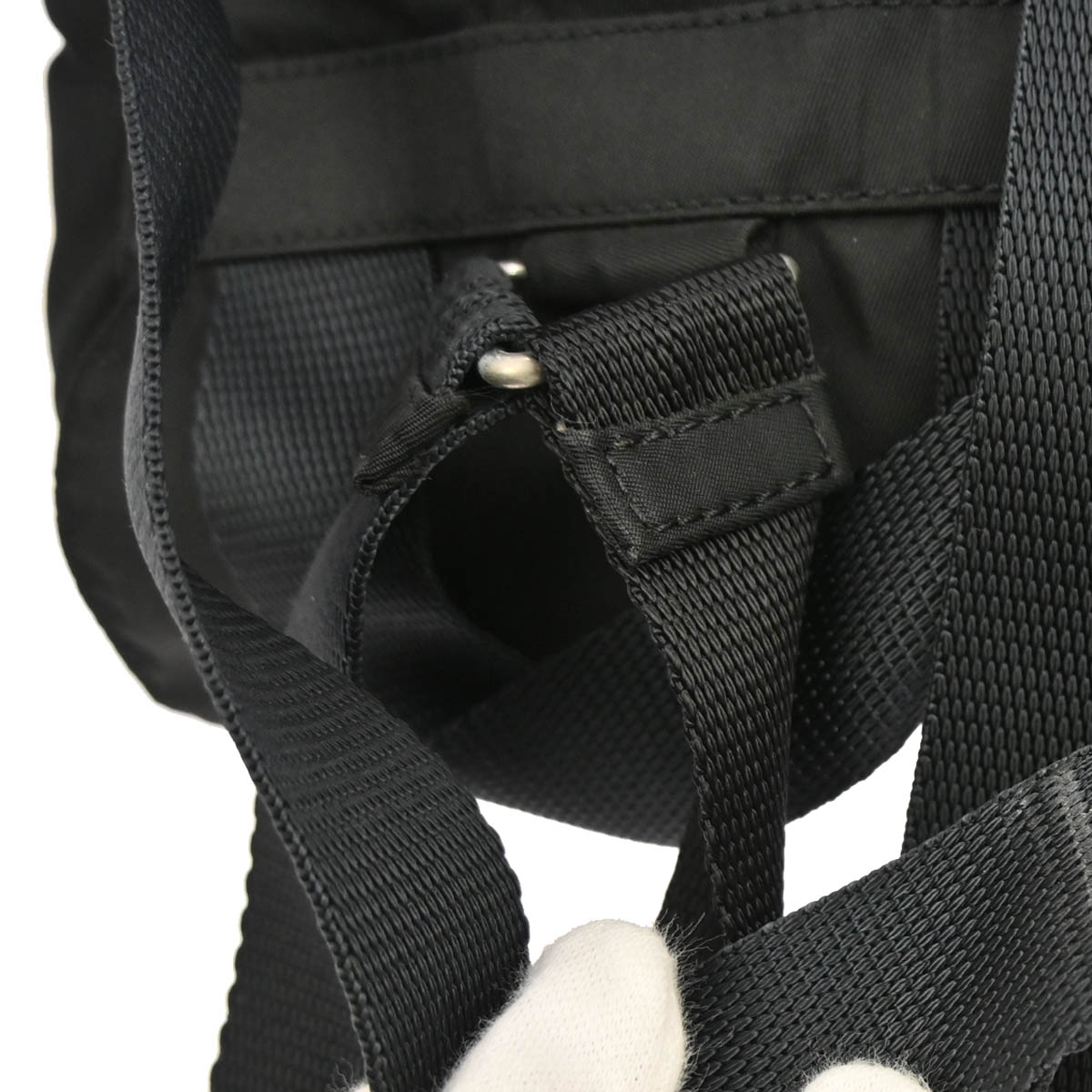 Prada Black Nylon Backpack