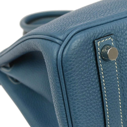 Hermes Blue Jean Togo Birkin 30 Handbag