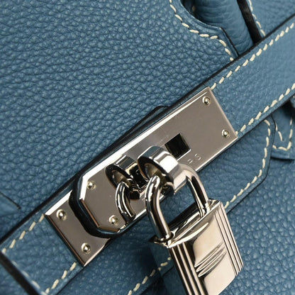 Hermes Blue Jean Togo Birkin 30 Handbag