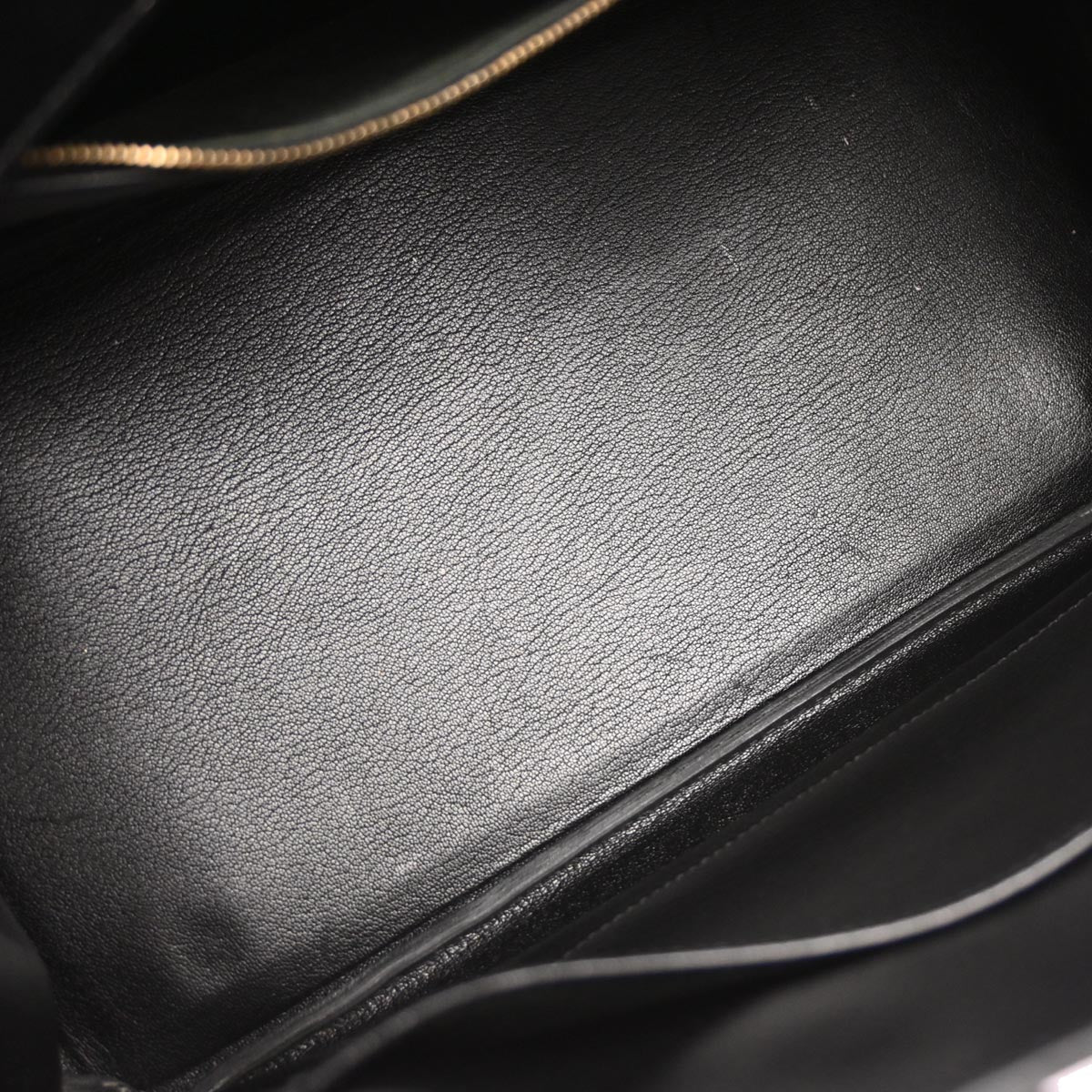 Hermes Black Box Calf Birkin 35 Handbag