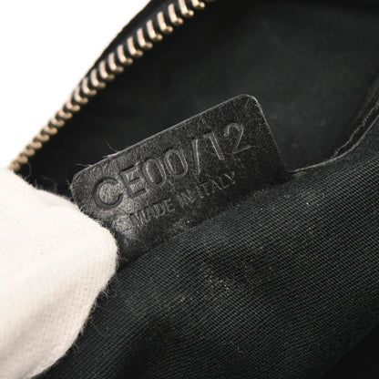 Celine Black Suede C Macadam Handbag