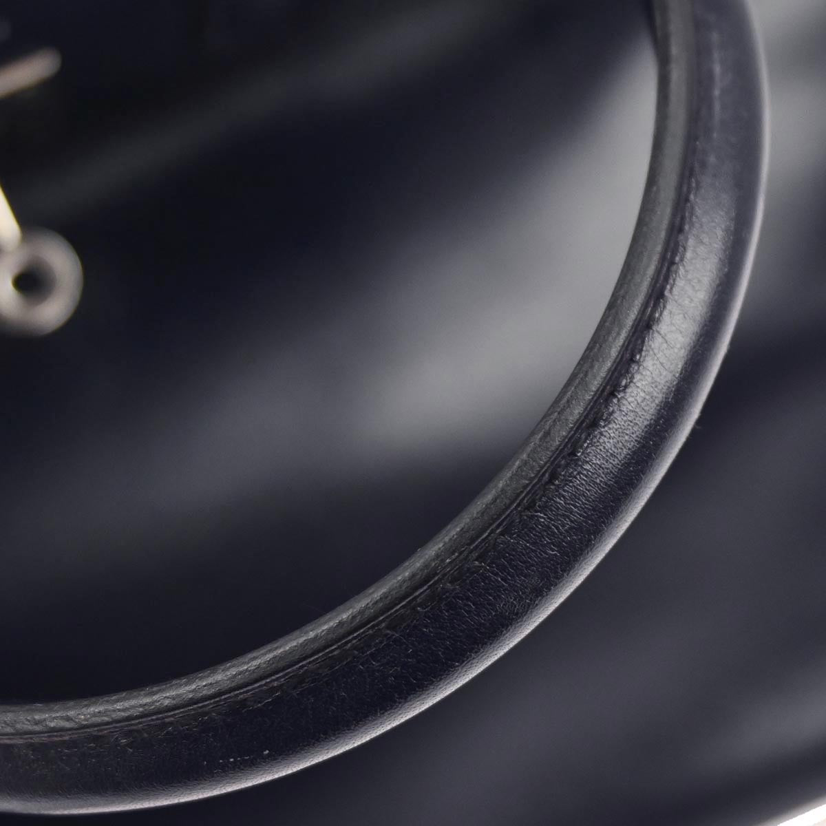 Hermes Blue Indigo Box Calf Birkin 30 Handbag