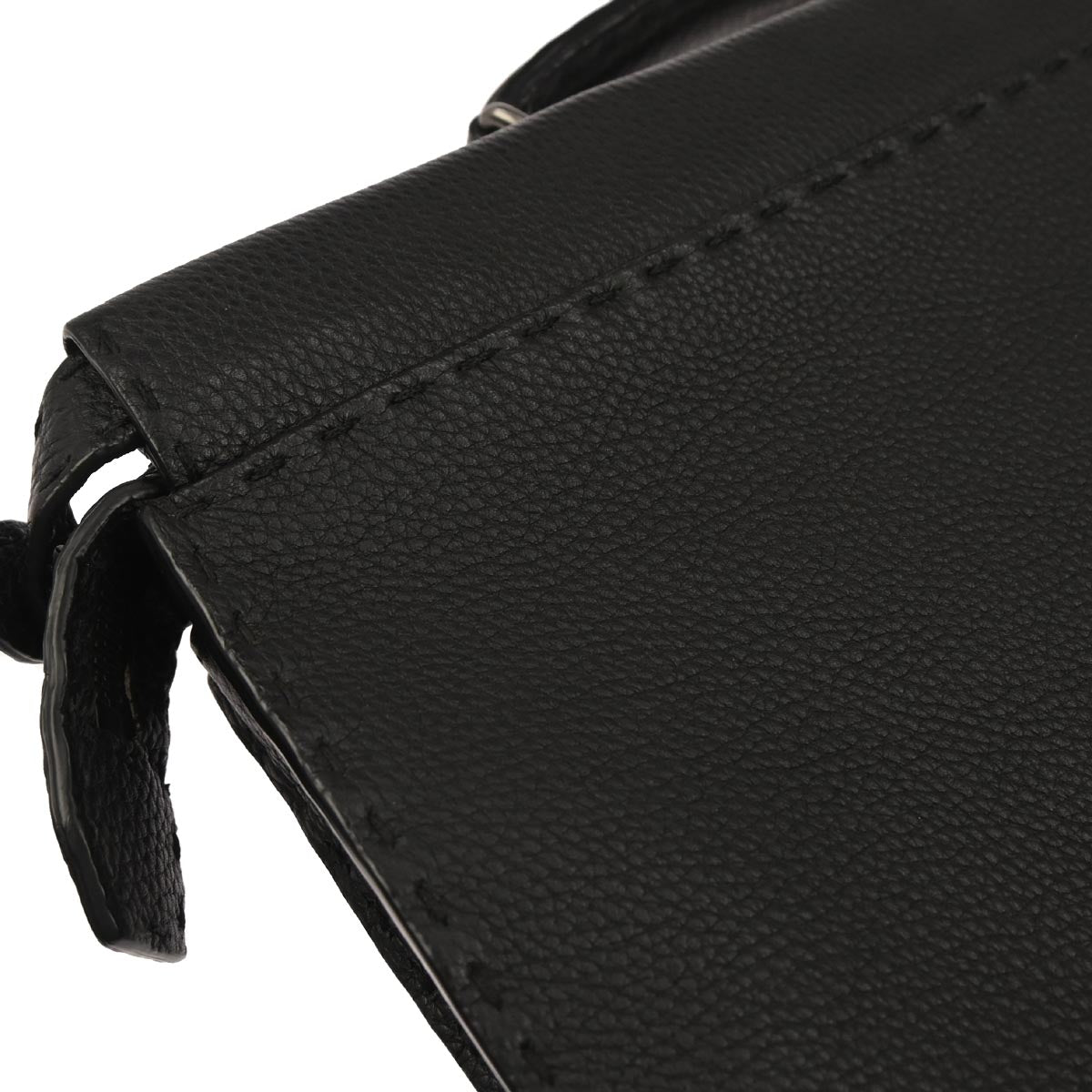 Fendi Black Peekaboo Fit ster 2way Selleria Shoulder Handbag