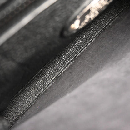 Fendi Black Peekaboo Fit ster 2way Selleria Shoulder Handbag