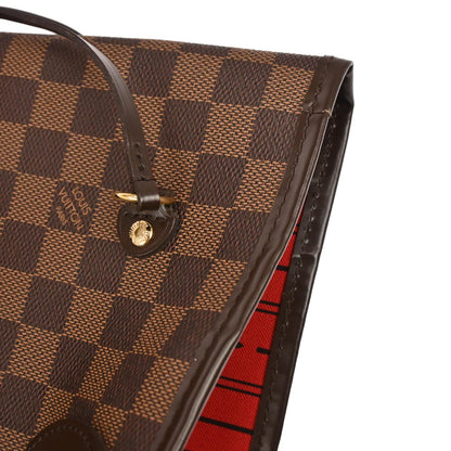 Louis Vuitton Damier Neverfull MM Shoulder Tote Bag N51105