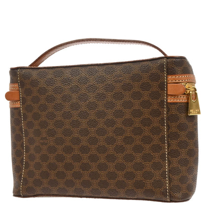 Celine Brown Macadam Vanity Handbag