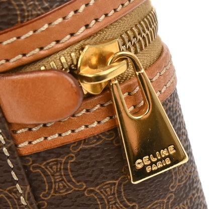 Celine Brown Macadam Vanity Handbag