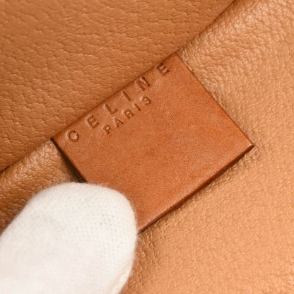 Celine Brown Macadam Vanity Handbag
