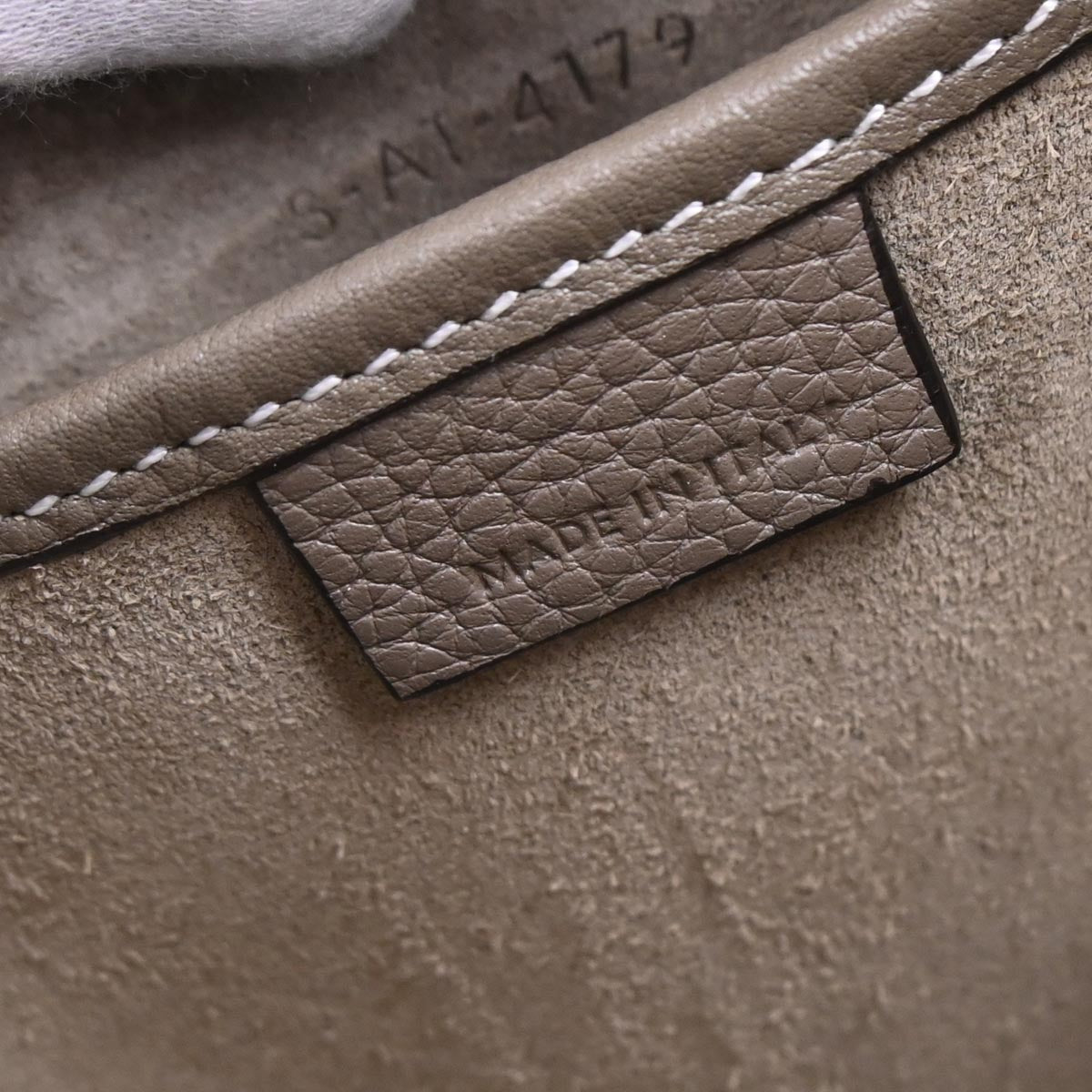 Celine Gray Nano Luggage 2way Shoulder Tote Bag