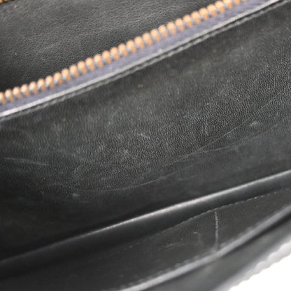 Hermes Black Box Calf Lydie Clutch Shoulder Bag