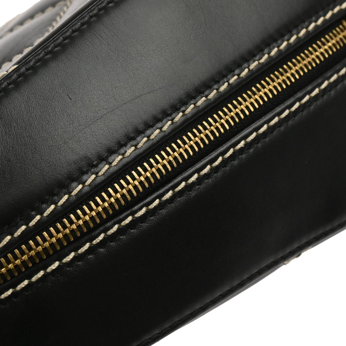 Chanel 2002-2003 Black Calfskin Wild Stitch Handbag