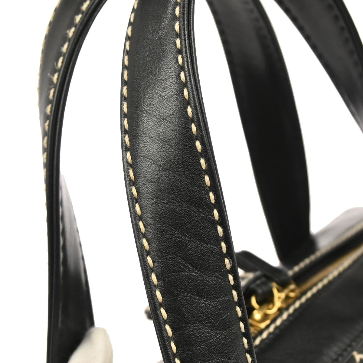 Chanel 2002-2003 Black Calfskin Wild Stitch Handbag