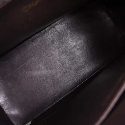 Chanel 1997-1999 Brown Suede Medallion Tote Handbag