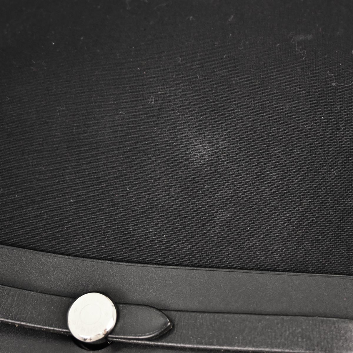 Hermes Black Toile Officier Herbag a Dos 2 in 1 Backpack