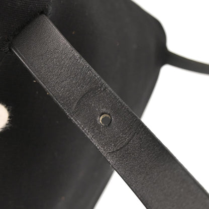 Hermes Black Toile Officier Herbag a Dos 2 in 1 Backpack