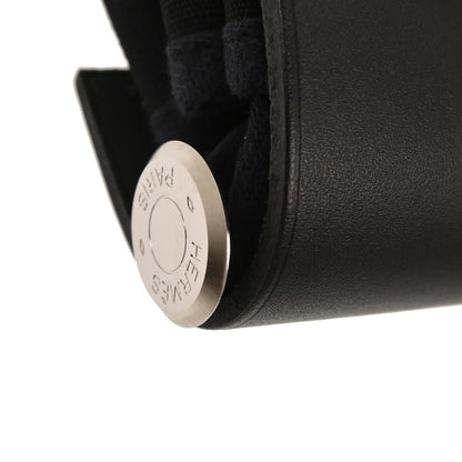 Hermes Black Toile Officier Herbag a Dos 2 in 1 Backpack