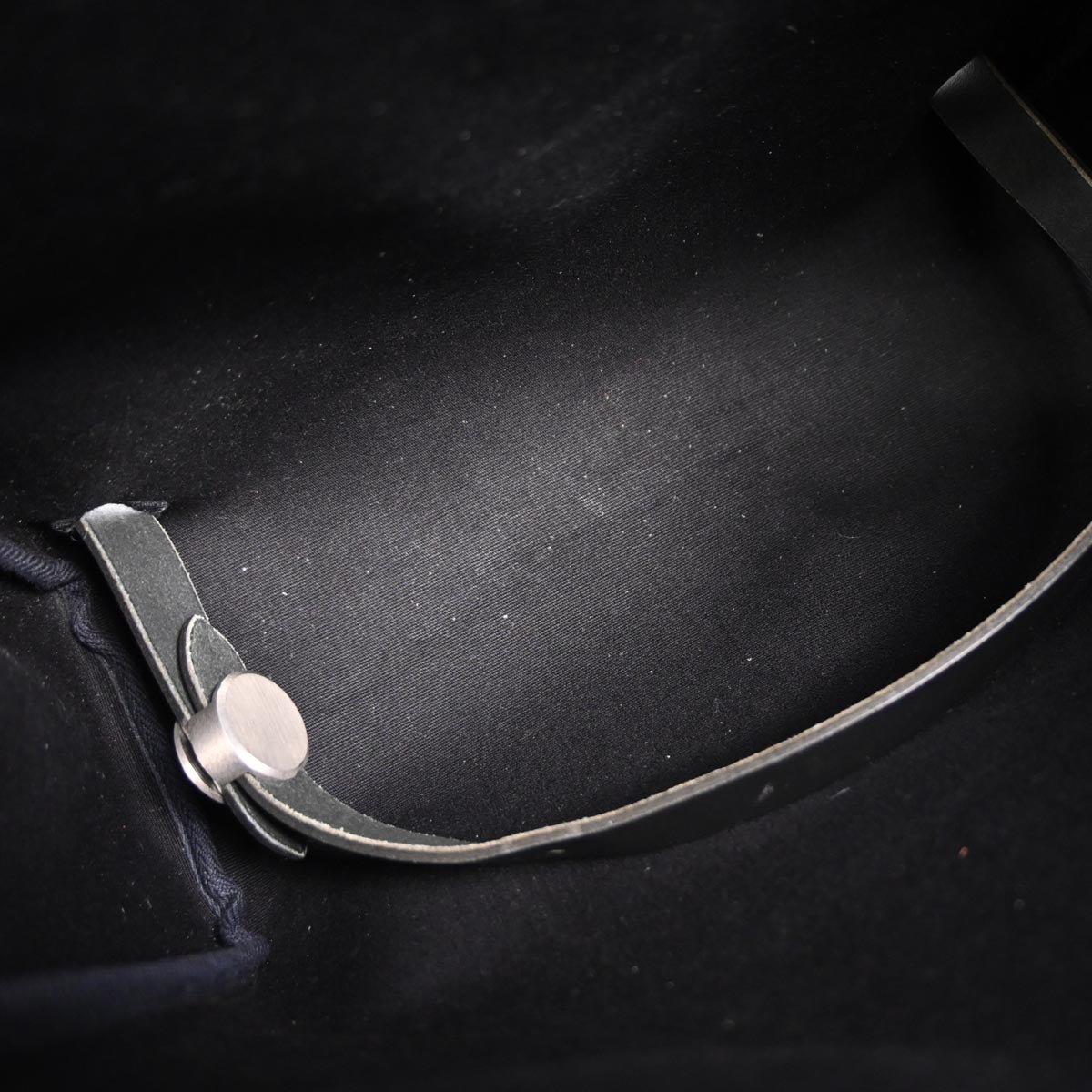 Hermes Black Toile Officier Herbag a Dos 2 in 1 Backpack