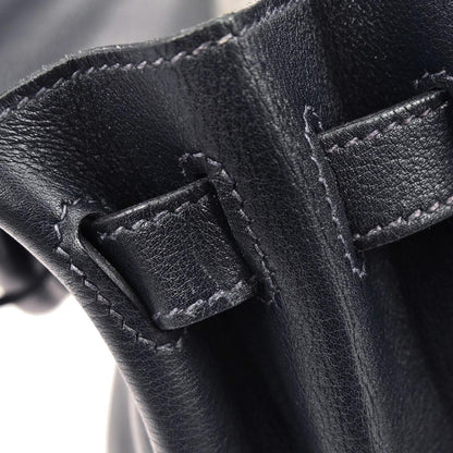 Hermes Blue Indigo Gulliver Kelly 32 Retourne 2way Shoulder Handbag