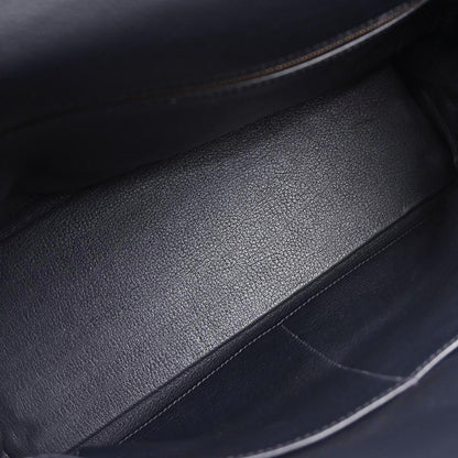 Hermes Blue Indigo Gulliver Kelly 32 Retourne 2way Shoulder Handbag