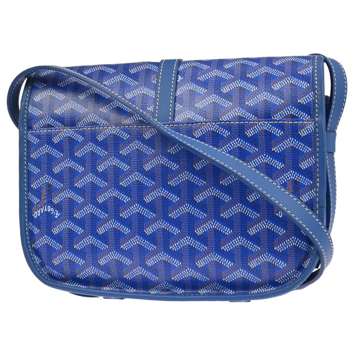 Goyard Blue Belvedere PM Shoulder Bag