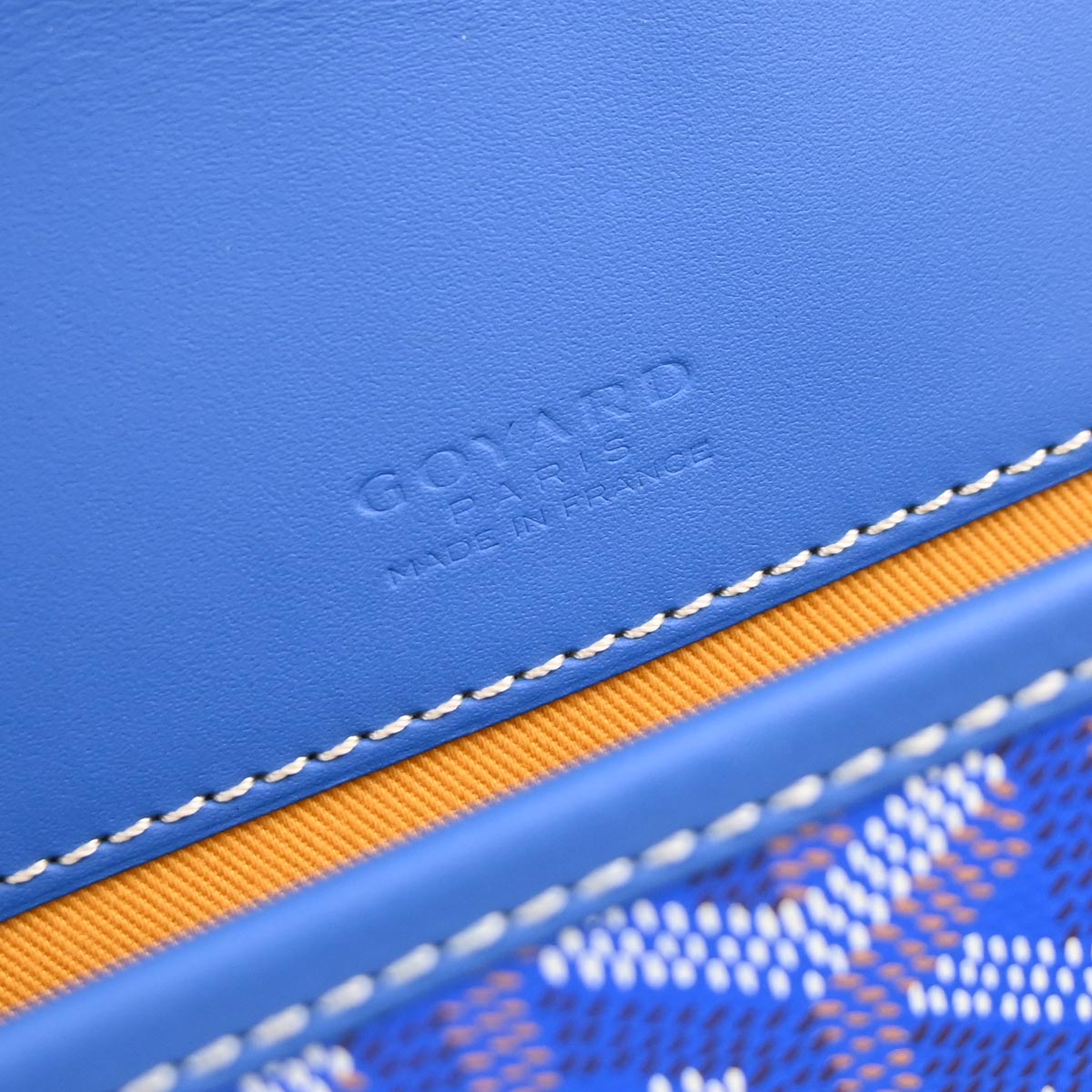 Goyard Blue Belvedere PM Shoulder Bag