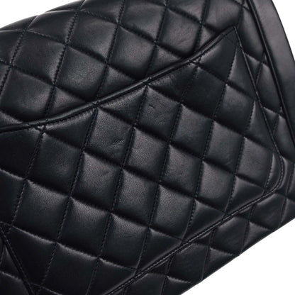Chanel Navy Lambskin Paris Shoulder Bag