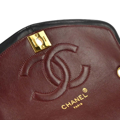 Chanel Navy Lambskin Paris Shoulder Bag