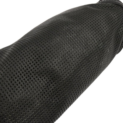 Chanel Black Perforated Caviar Skin Pulley Shoulder Bag