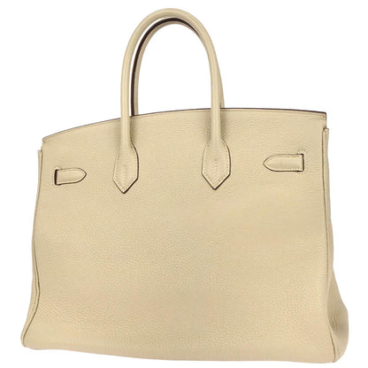 Hermes Parchemin Togo Birkin 35 Handbag