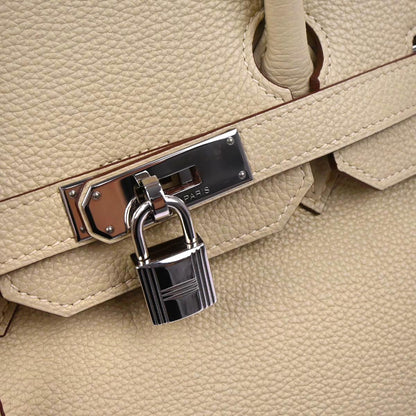 Hermes Parchemin Togo Birkin 35 Handbag