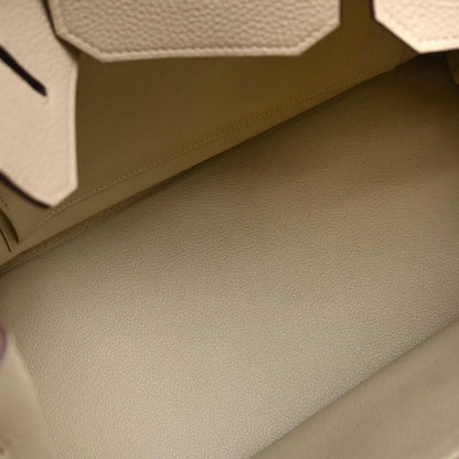 Hermes Parchemin Togo Birkin 35 Handbag