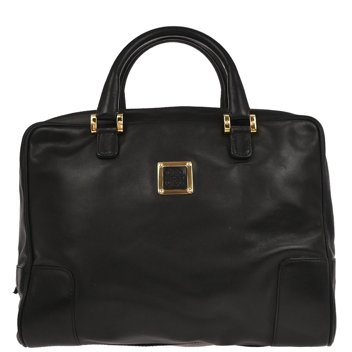 Loewe Black Leather Amazona 32 Handbag