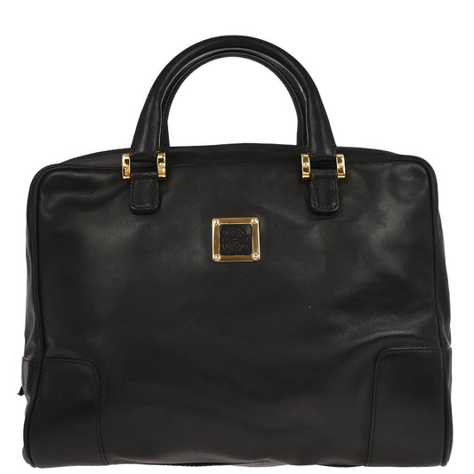 Loewe Black Leather Amazona 32 Handbag