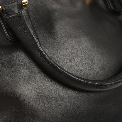 Loewe Black Leather Amazona 32 Handbag