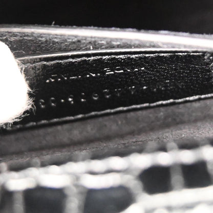 Saint Laurent Black Embossed Leather Sunset Shoulder Bag