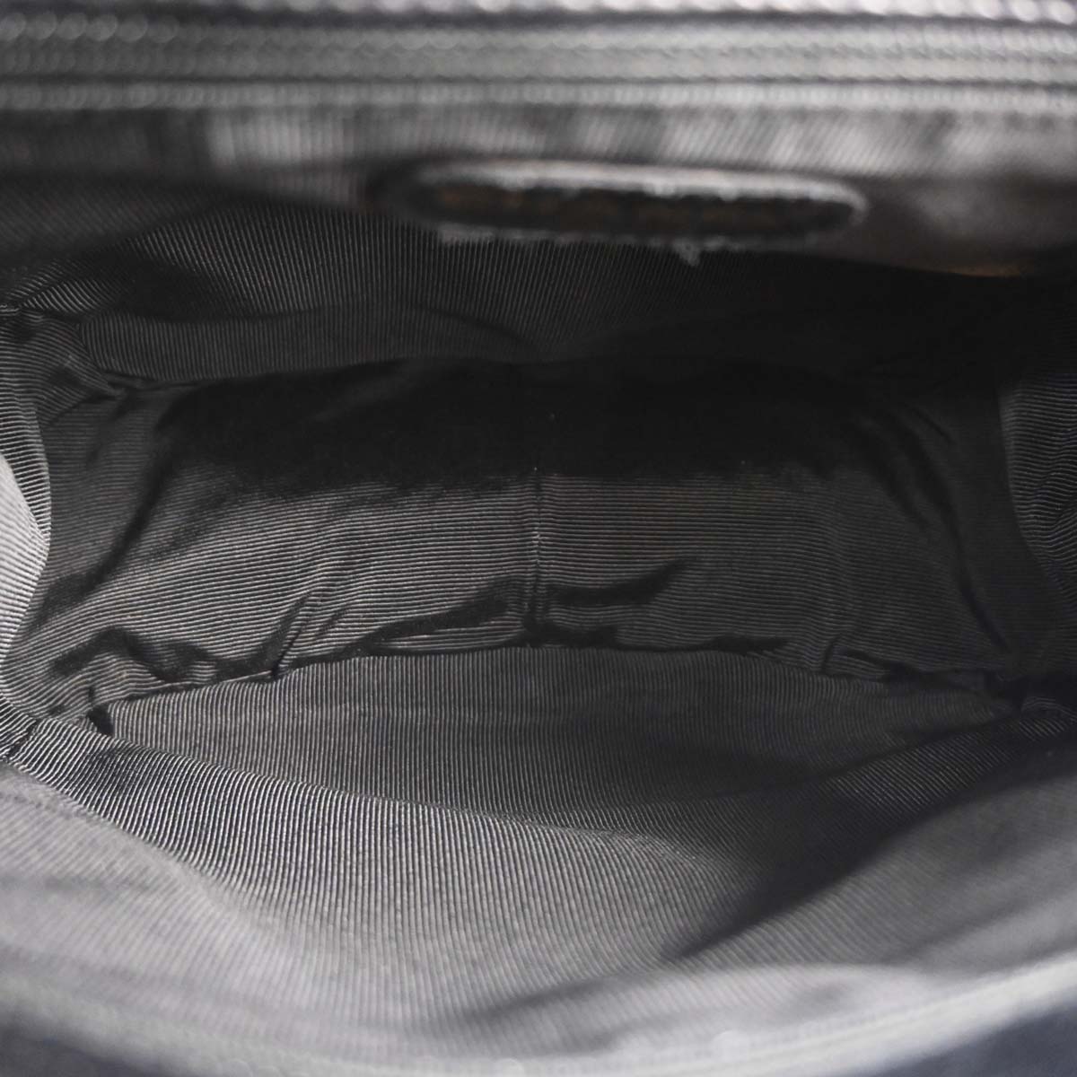 Chanel 1996-1997 Black Caviar Skin Triple CC Backpack