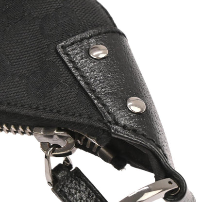 Gucci Black Canvas GG Hobo Handbag