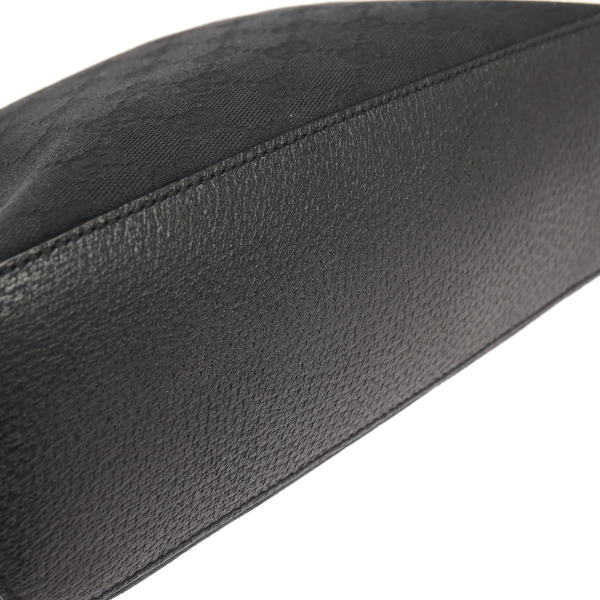 Gucci Black Canvas GG Hobo Handbag