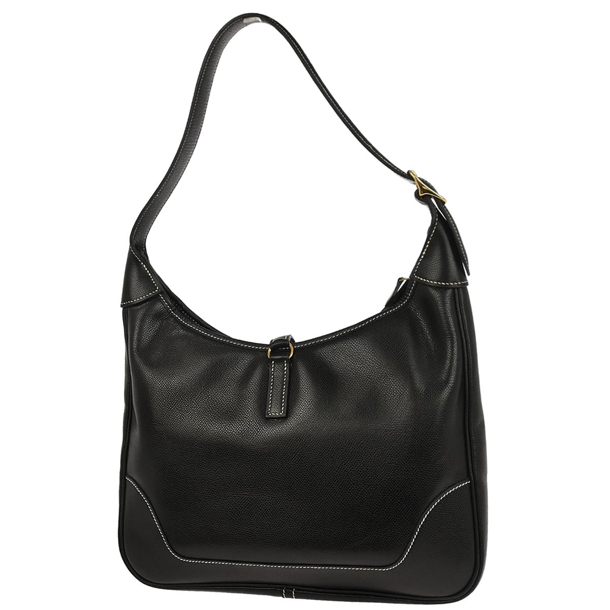 Hermes Black Courchevel Trim 31 Shoulder Bag