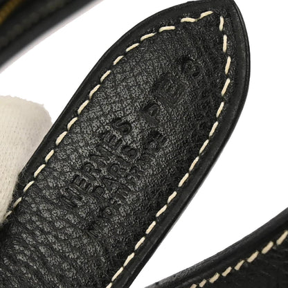 Hermes Black Courchevel Trim 31 Shoulder Bag