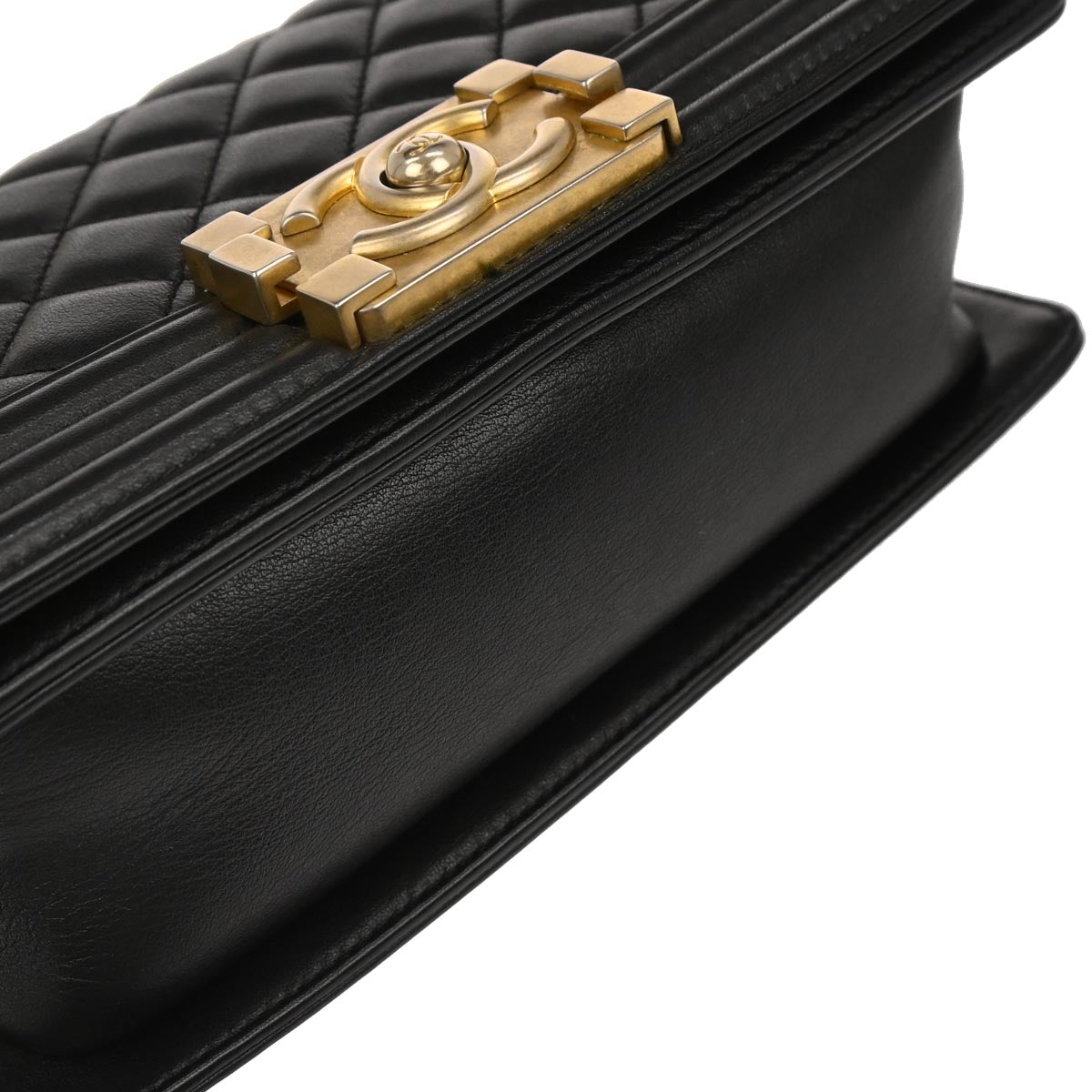 Boy Chanel 2018-2019 Black Lambskin Small Chain Shoulder Bag