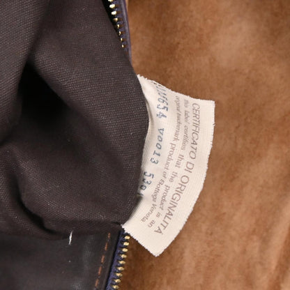 Bottega Veneta Purple Lambskin Intrecciato Hobo Handbag