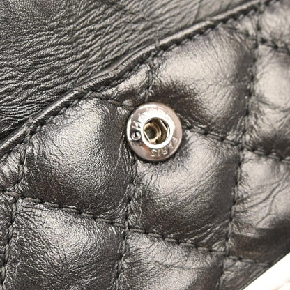 Chanel 2017-2018 Silver Calfskin 2.55 Medium Classic Double Flap Shoulder Bag