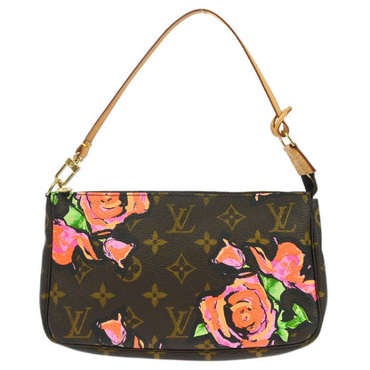 Louis Vuitton Monogram Rose Pochette Accessoires Handbag M48615