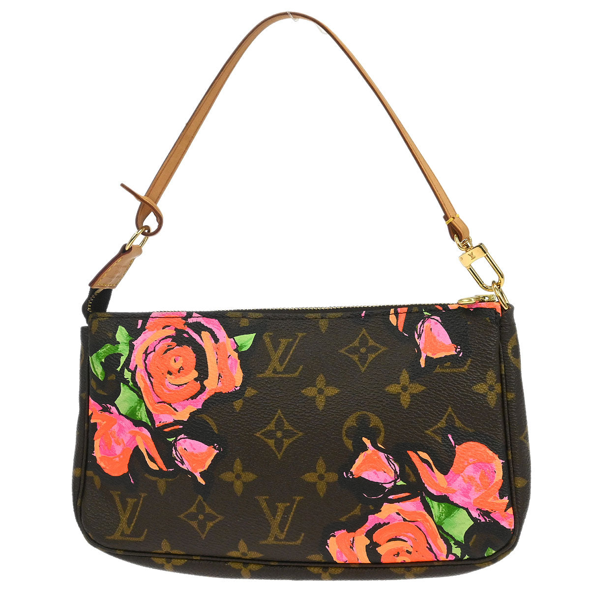 Louis Vuitton Monogram Rose Pochette Accessoires Handbag M48615