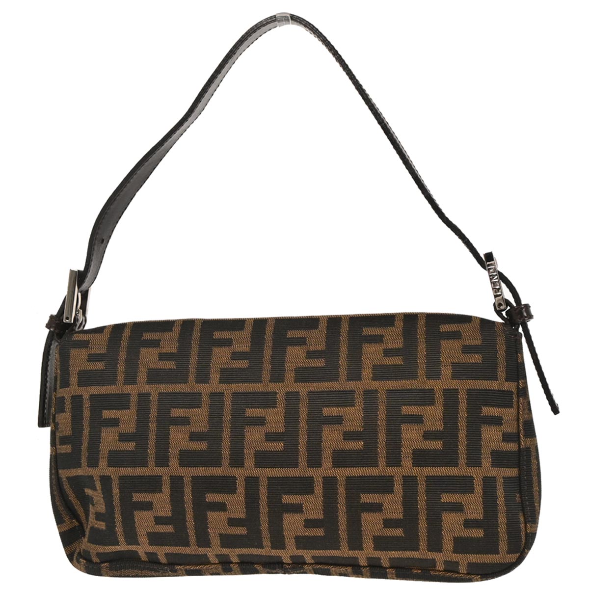 Fendi Brown Zucca Baguette Handbag