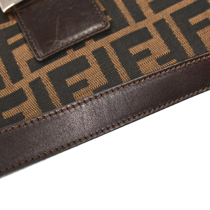 Fendi Brown Zucca Baguette Handbag
