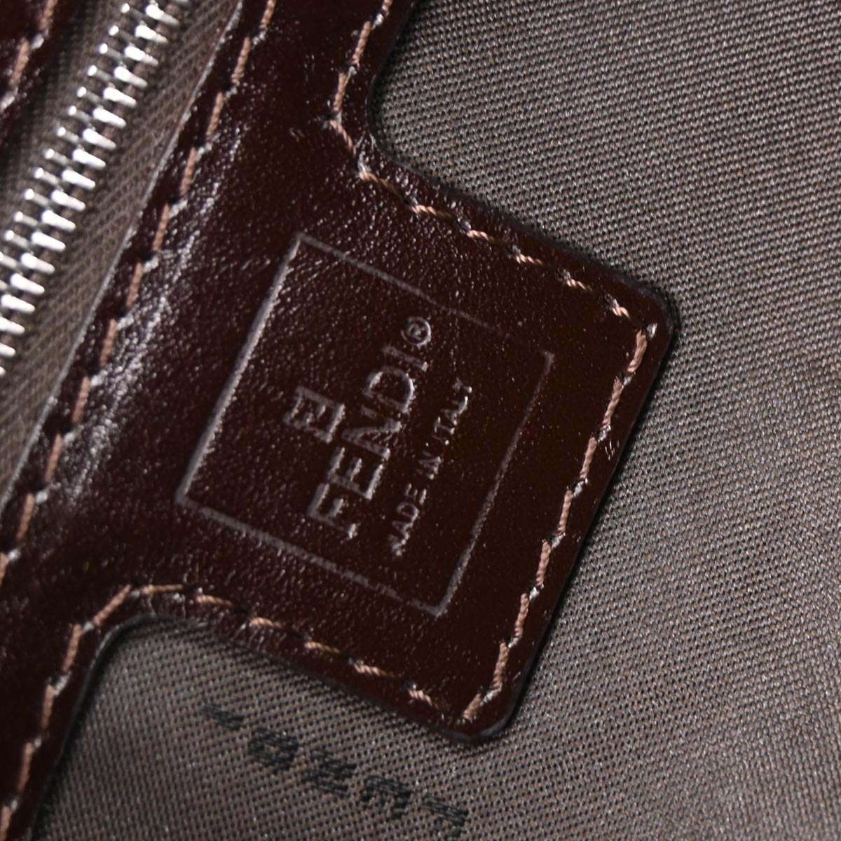 Fendi Brown Zucca Baguette Handbag