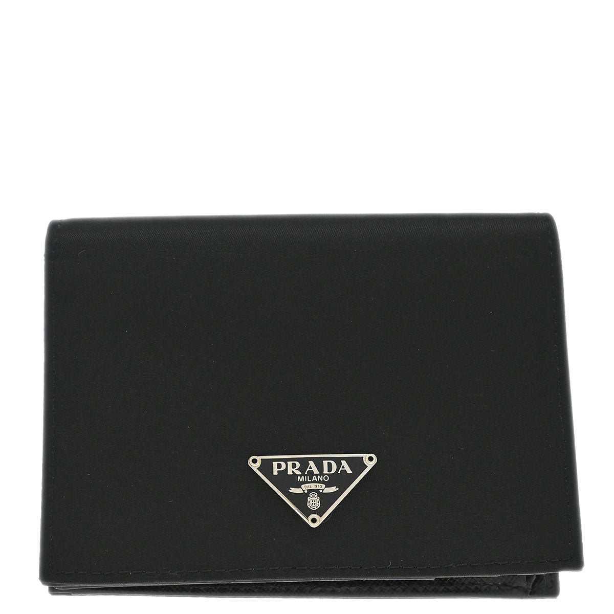Prada Black Nylon Bifold Wallet